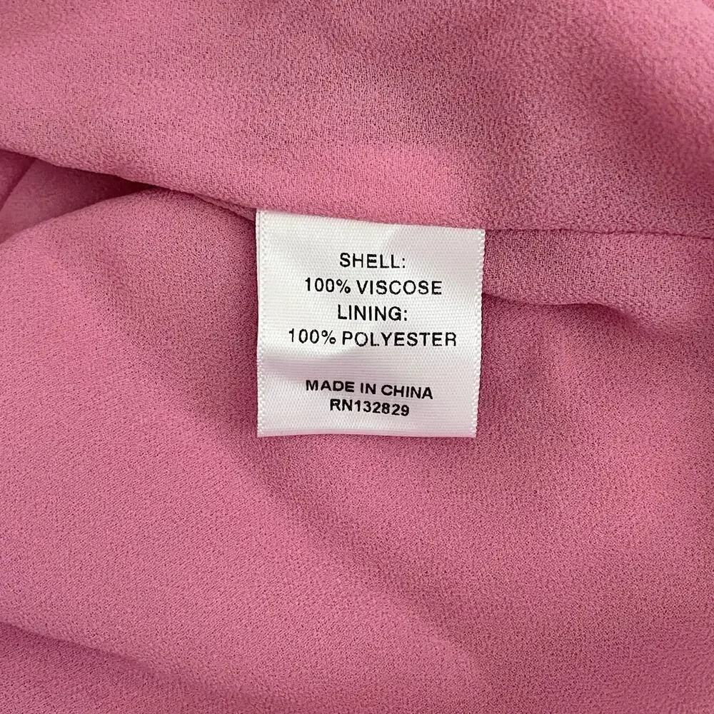 NWT Revolve Lovers & Friends Carlita Satin Skirt in Rosebloom Pink Size XL